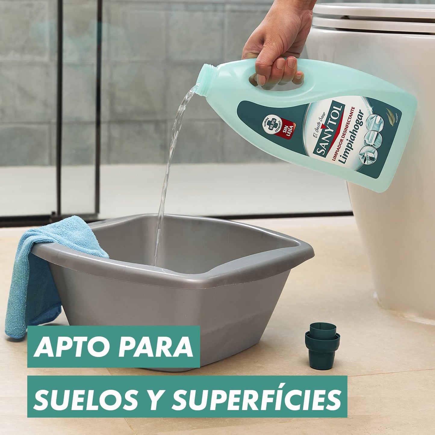 Sanytol Botella Desinfectante Limpiahogar, 1.2L