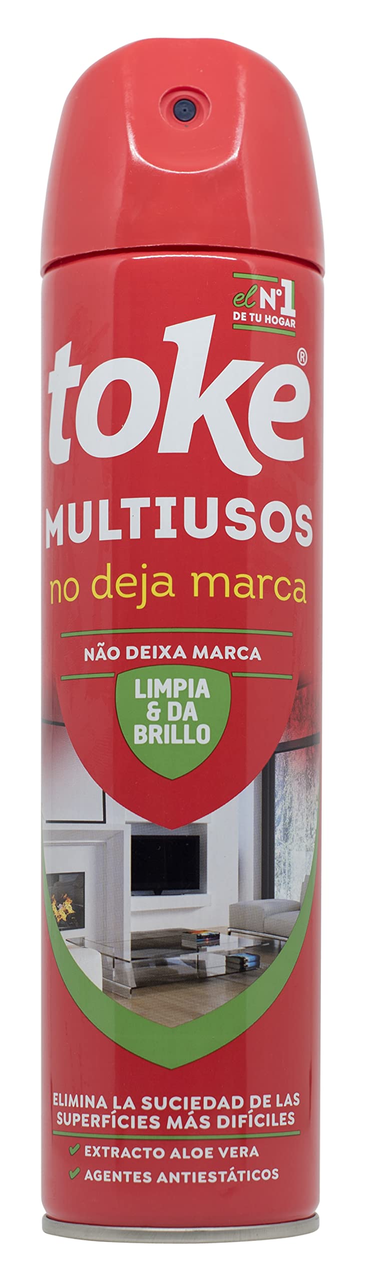 TOKE | Limpiador Multiusos | Elimina la Suciedad de las Superficies más Difíciles | Contiene Extracto de Aloe Vera | No Engrasa, Limpia y da Brillo | 400 ml