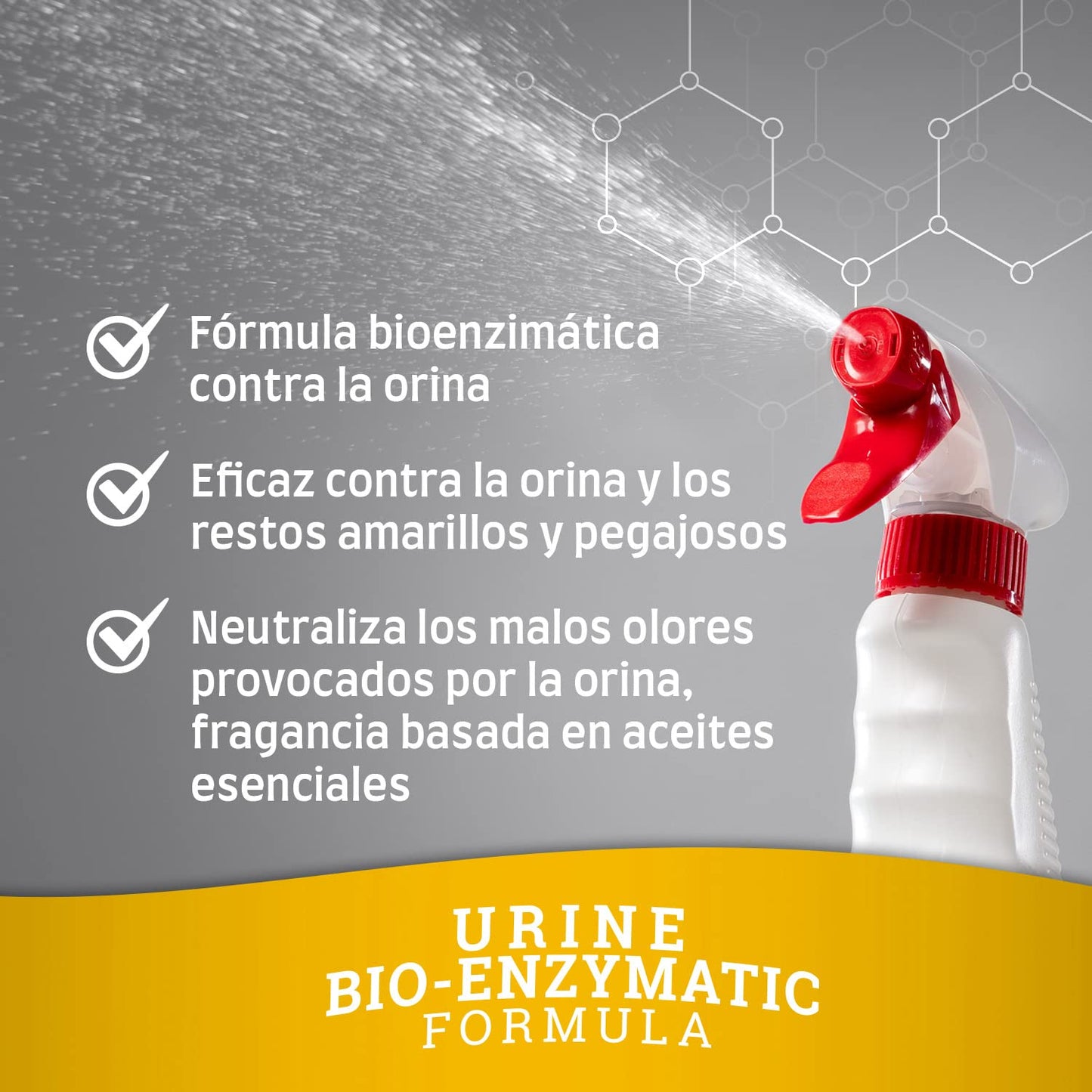 Nature's Miracle Urine Remover Perro, centra en las manchas de orina, basado en aceites esenciales, 946 ml
