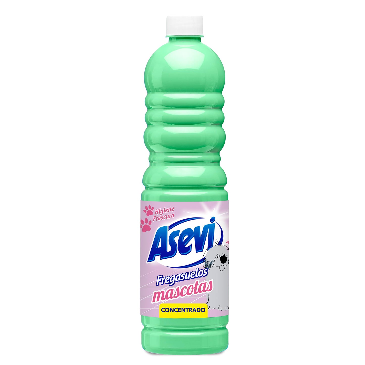 Asevi Fregasuelos Perfumado Duradero Mascotas - Friegasuelos Concentrado con Aroma Fresco - Elimina Malos Olores - Limpiasuelos con pH Neutro para Todo Tipo de Suelos - Envase de 1 Litro