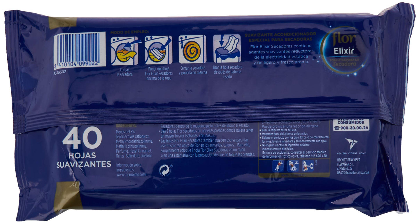 Flor Elixir Secadoras Suavizante Acondicionador, 430g (Paquete de 2)