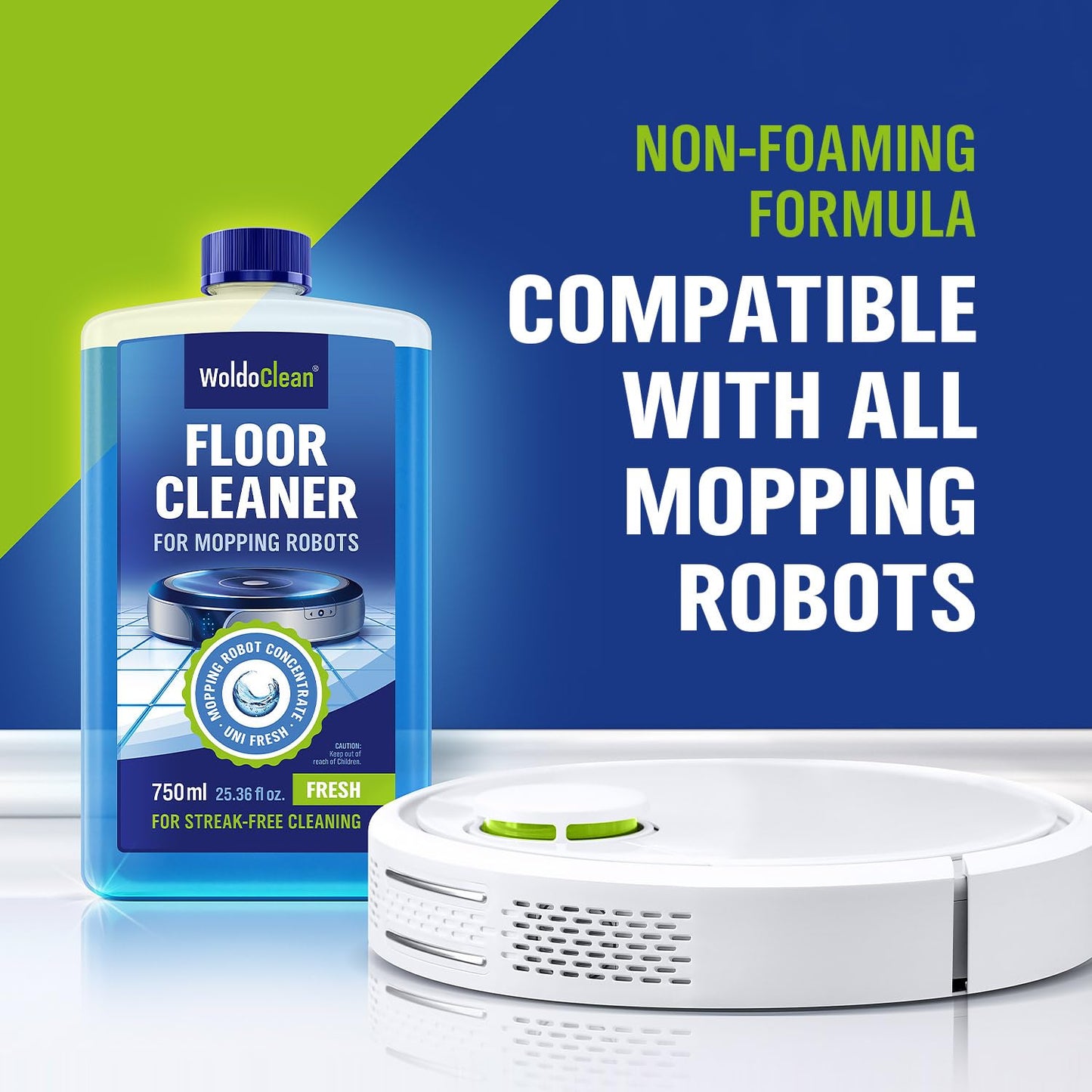 WoldoClean Limpiador de suelos para robots 750ml - para todas las plantas