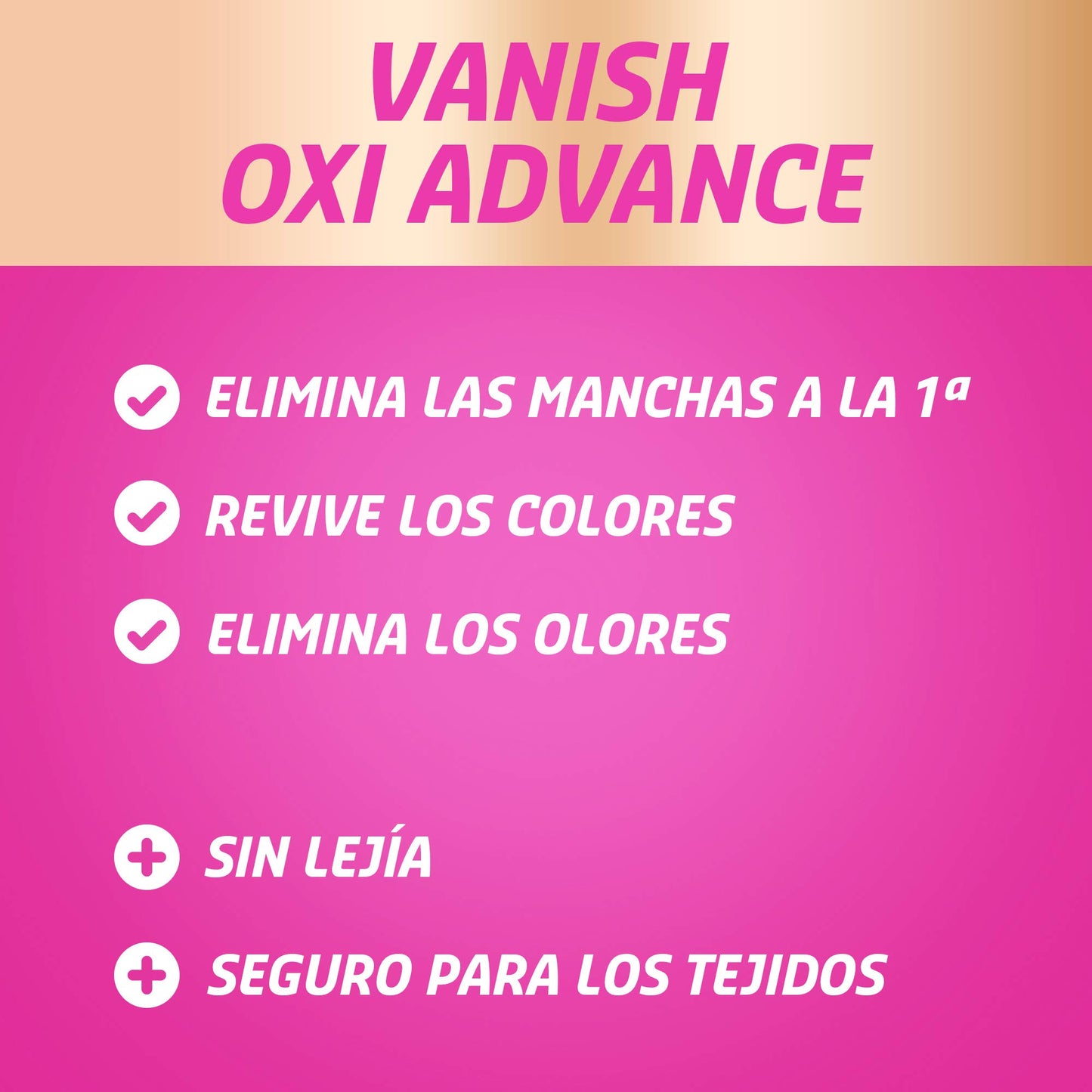 Vanish Oxi Action Multipoder - Quitamanchas multibeneficio para la ropa, En Polvo, Sin Lejía 400gr, El emabalaje puede variar