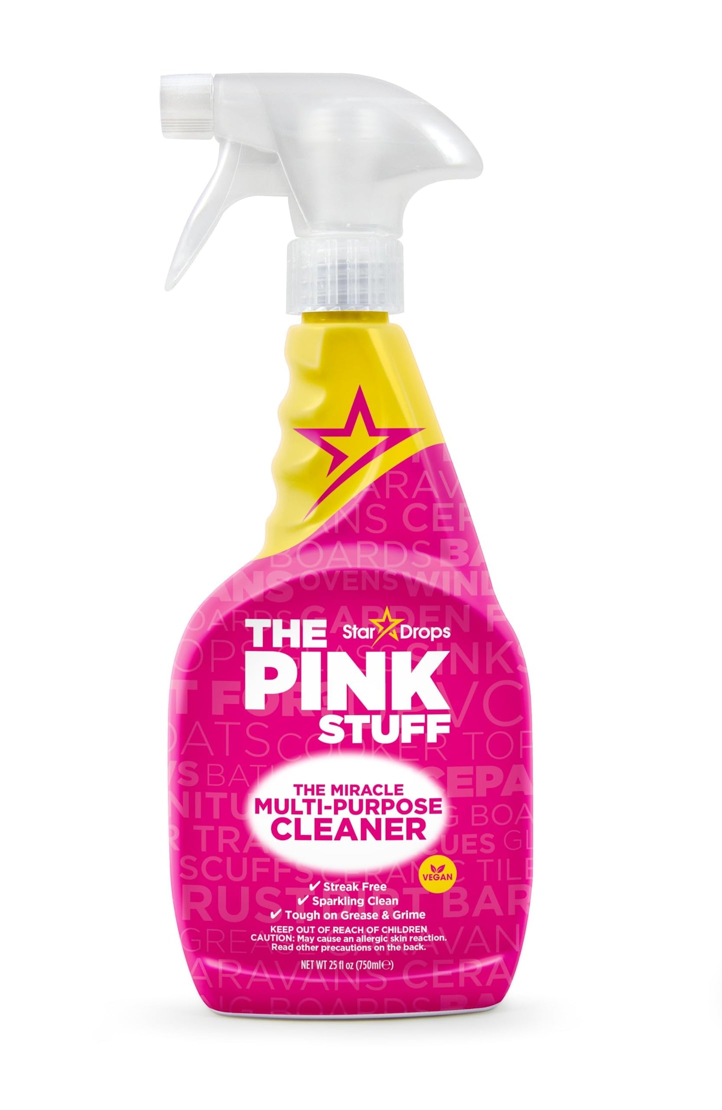 Stardrops The Pink Stuff The Miracle Spray limpiador multiusos para superficies duras, 750 ml
