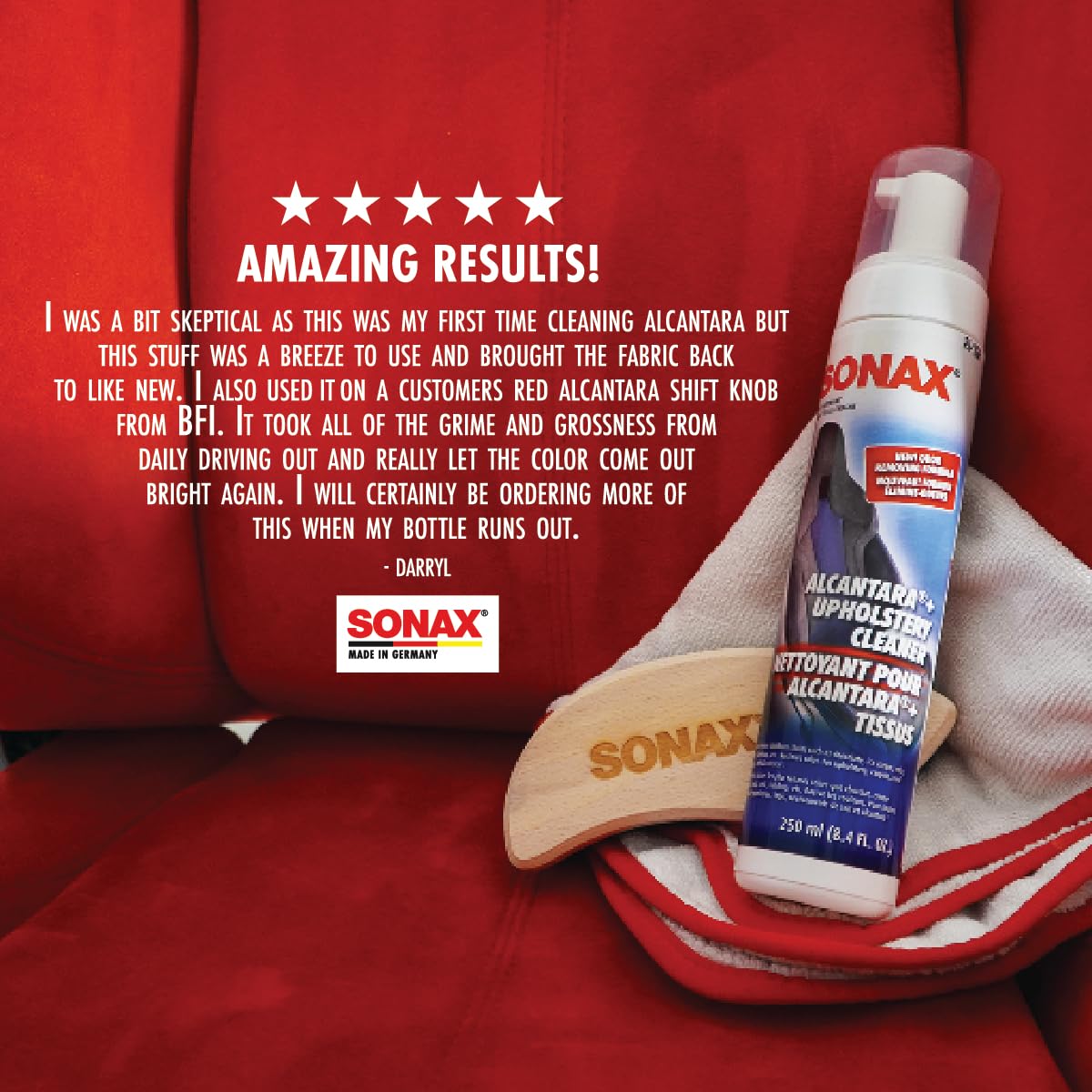 SONAX Xtreme 206141 tapicería y Alcantara Limpiador sin CFC