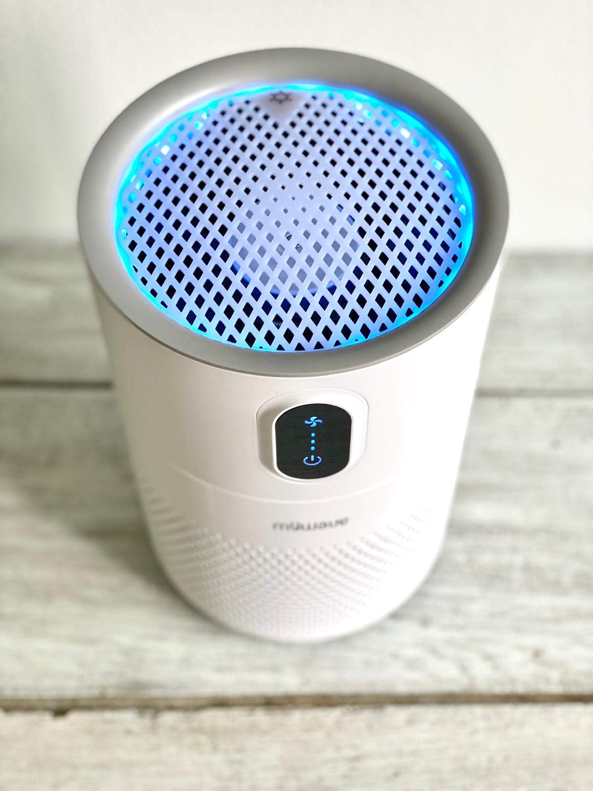 My Wave - Purificador de Aire - Ayuda a Eliminar Partículas Nocivas - Purificador con Luz Ultravioleta - Panel Táctil de Control - 3 Velocidades y Modo Noche - Alcance de 16m2