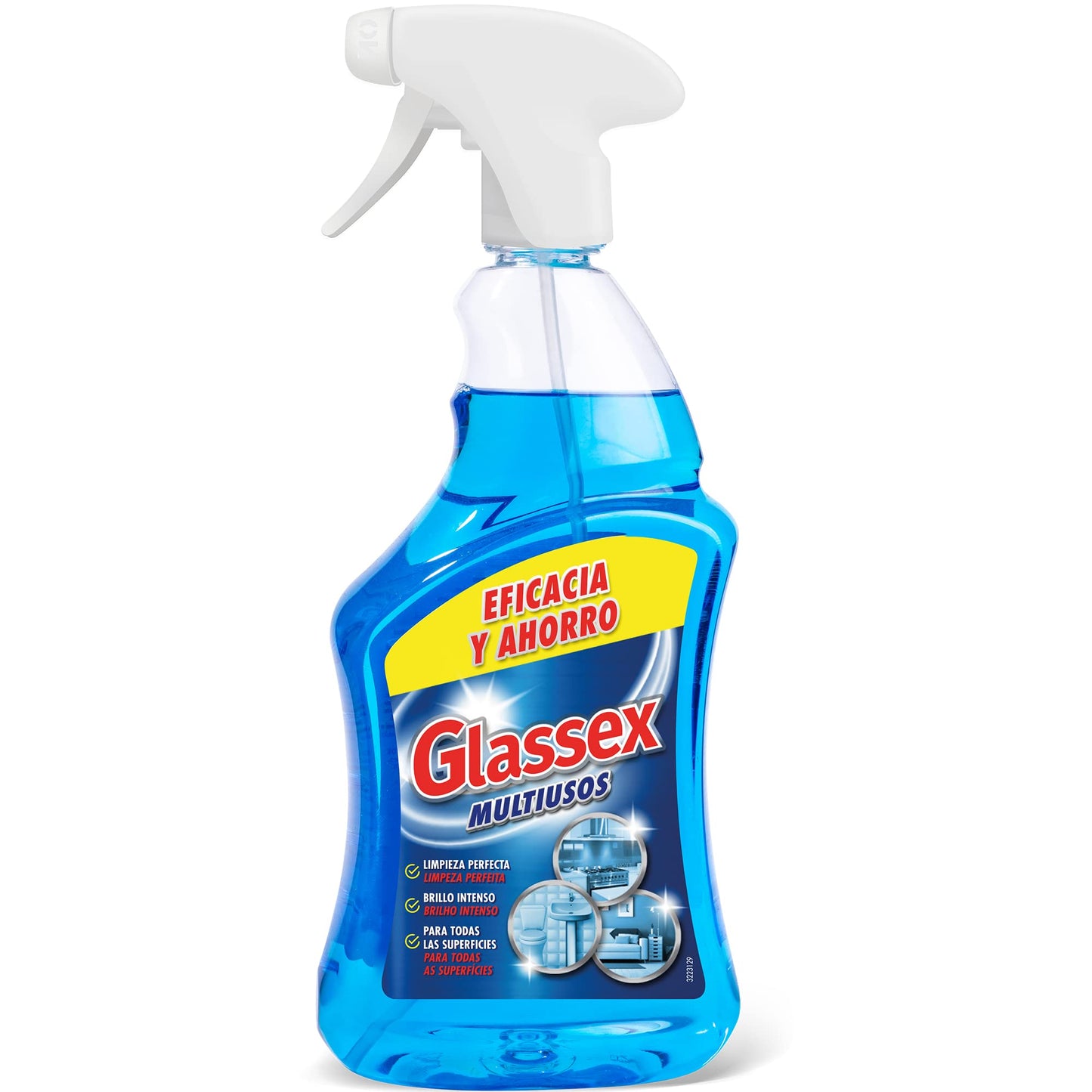 Glassex - Limpiador multiusos y cristales, formato pistola spray - 750 ml