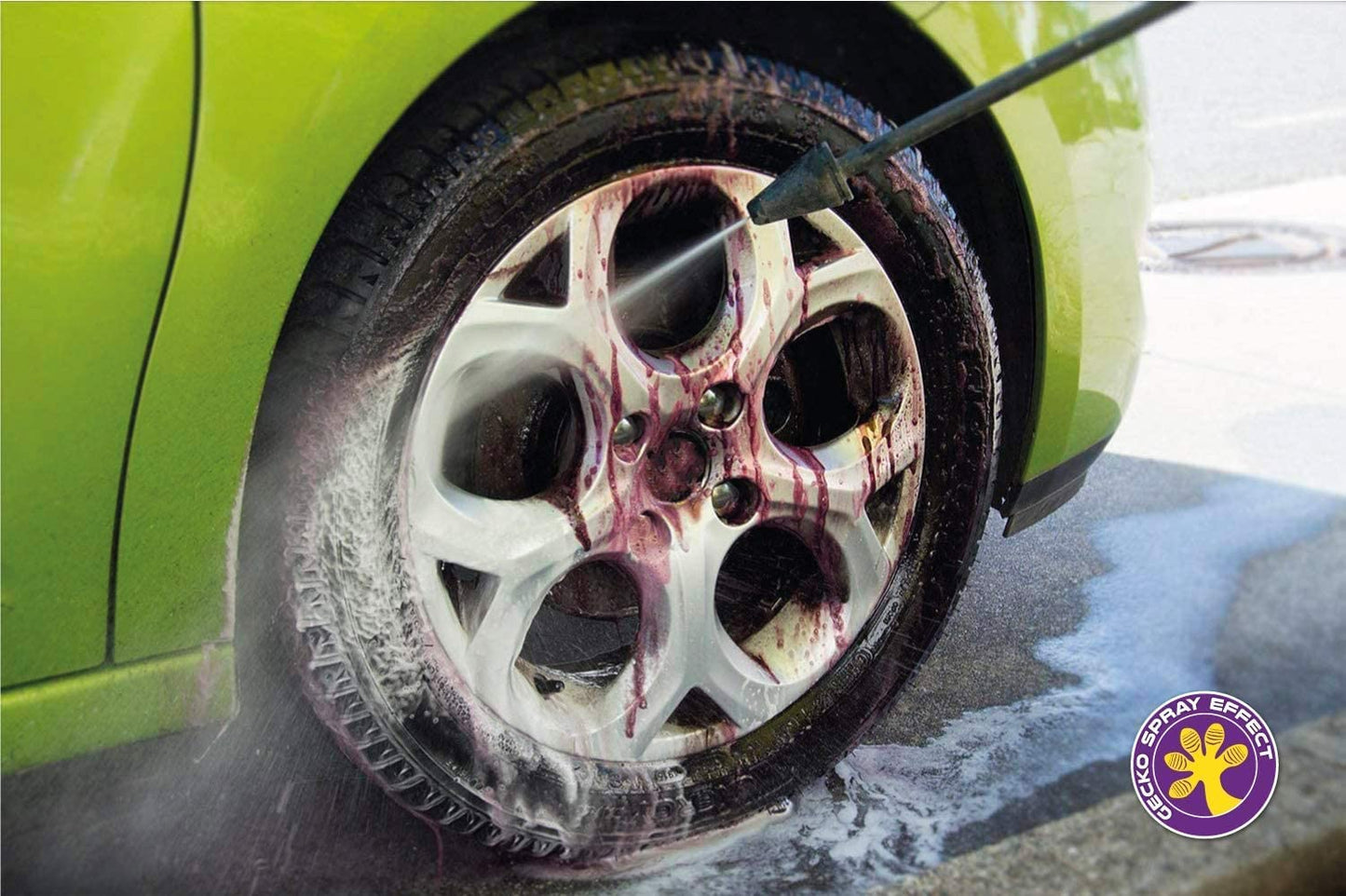 Sisbrill V60 Sport Limpia Llantas - Neutro y Seguro - Efecto Gecko Spray - Pack 2 Unidades