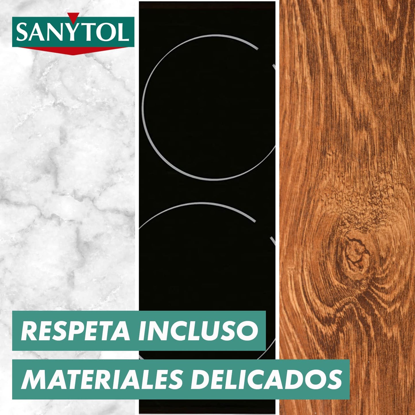 Sanytol - Limpiador Desinfectante Multiusos - Pack de 4 x 750 Ml = 3L