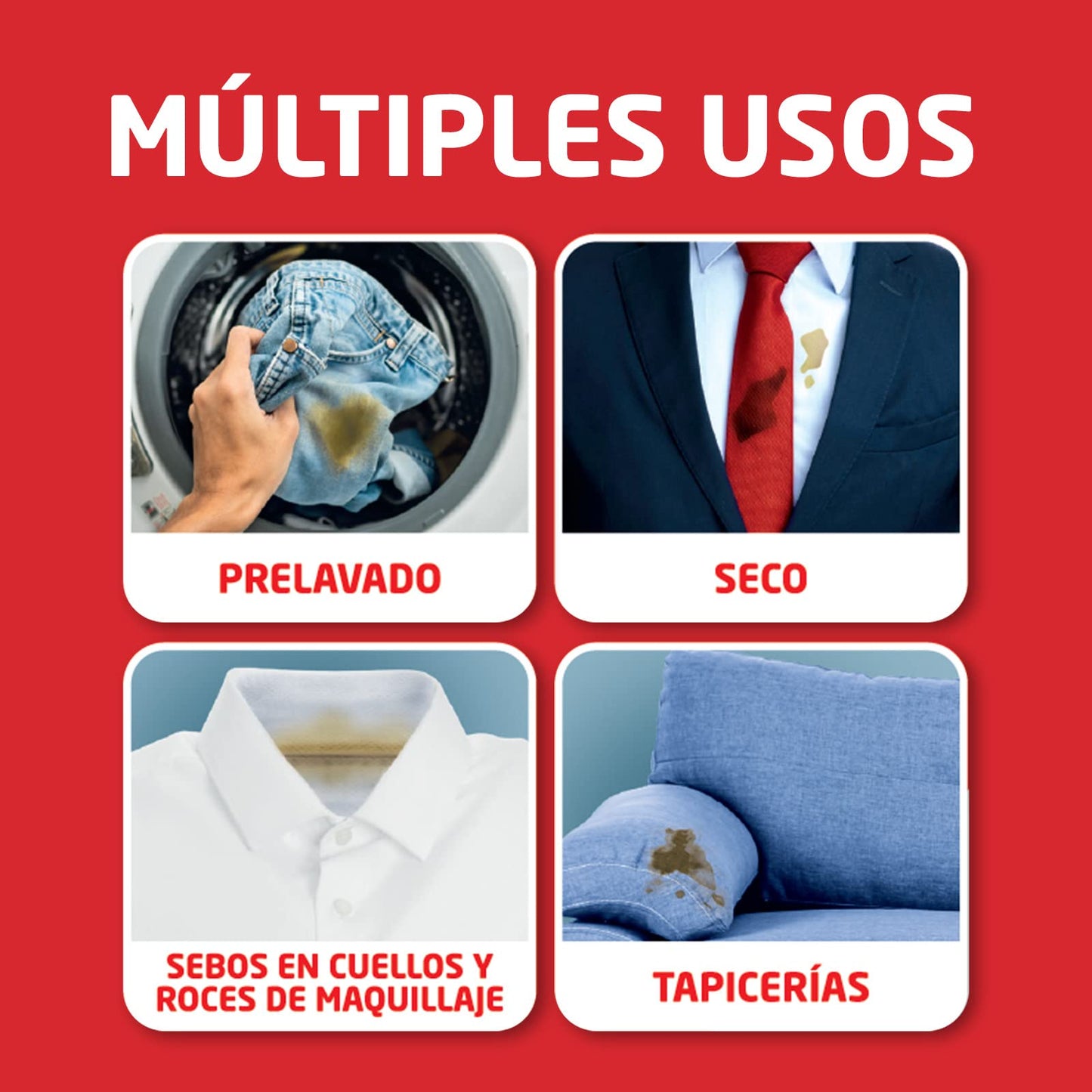 Cebralin - Quitamanchas en Spray, Elimina Manchas de Aceite y Grasas en Textiles, Uso en Seco y Prelavado - 200 ml