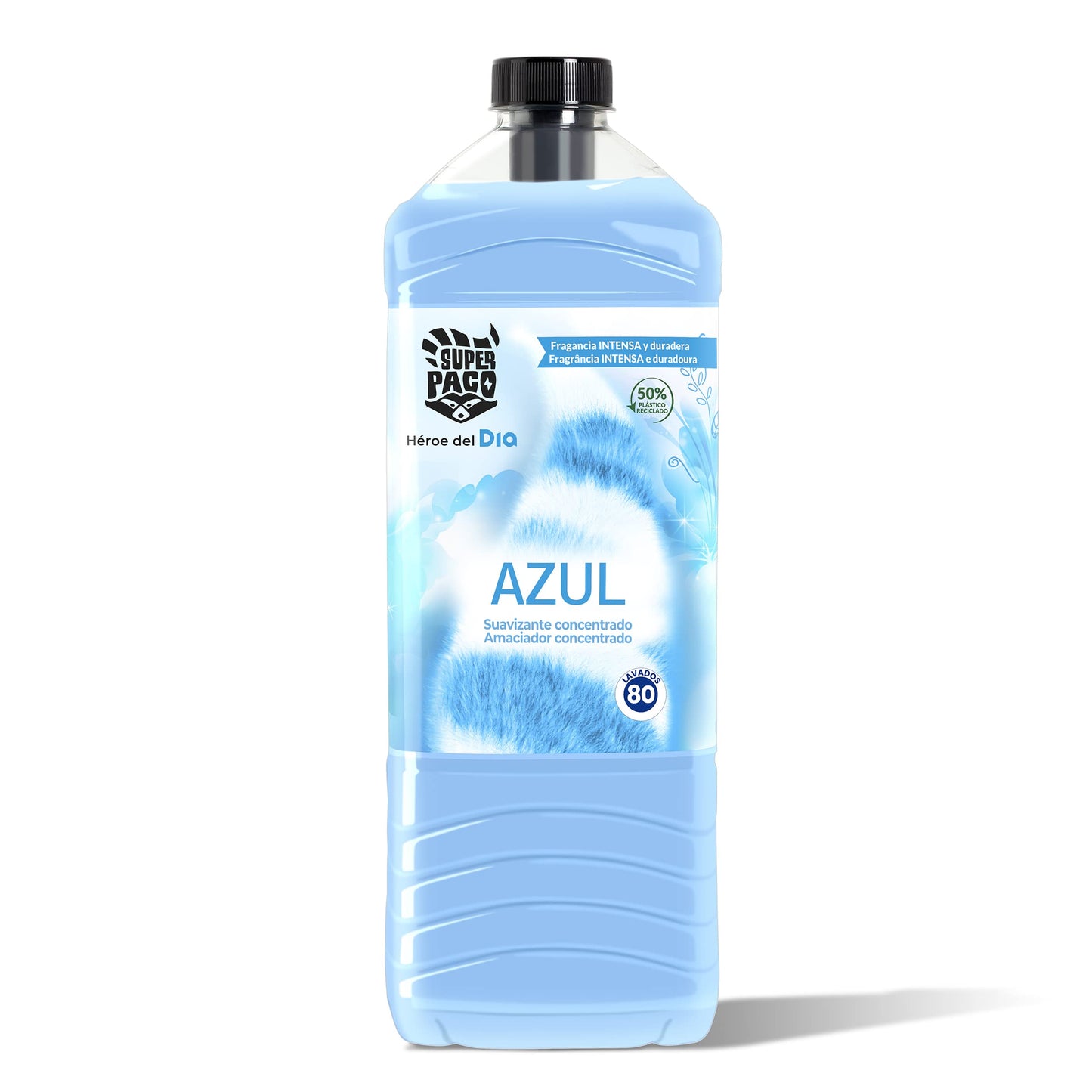 DIA SUPER PACO suavizante concentrado azul botella 80 lv