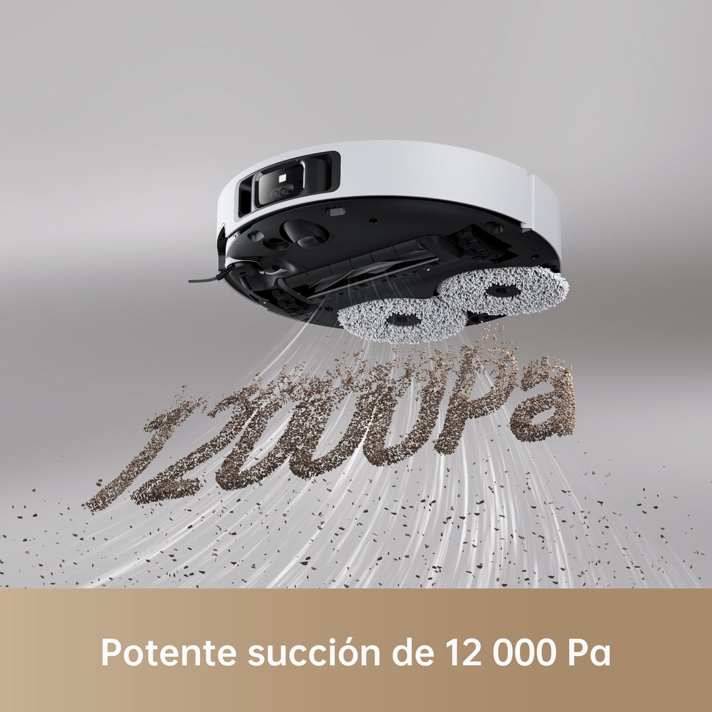 DREAME X40 Ultra Complete Robot Aspirador y Fregasuelos, 12000Pa Succión, Robot Aspirador con Mopa Extraíble y Elevable, 70℃ Mopa Autolimpiable, Cepillo Lateral y Extensible, Detección Suciedad