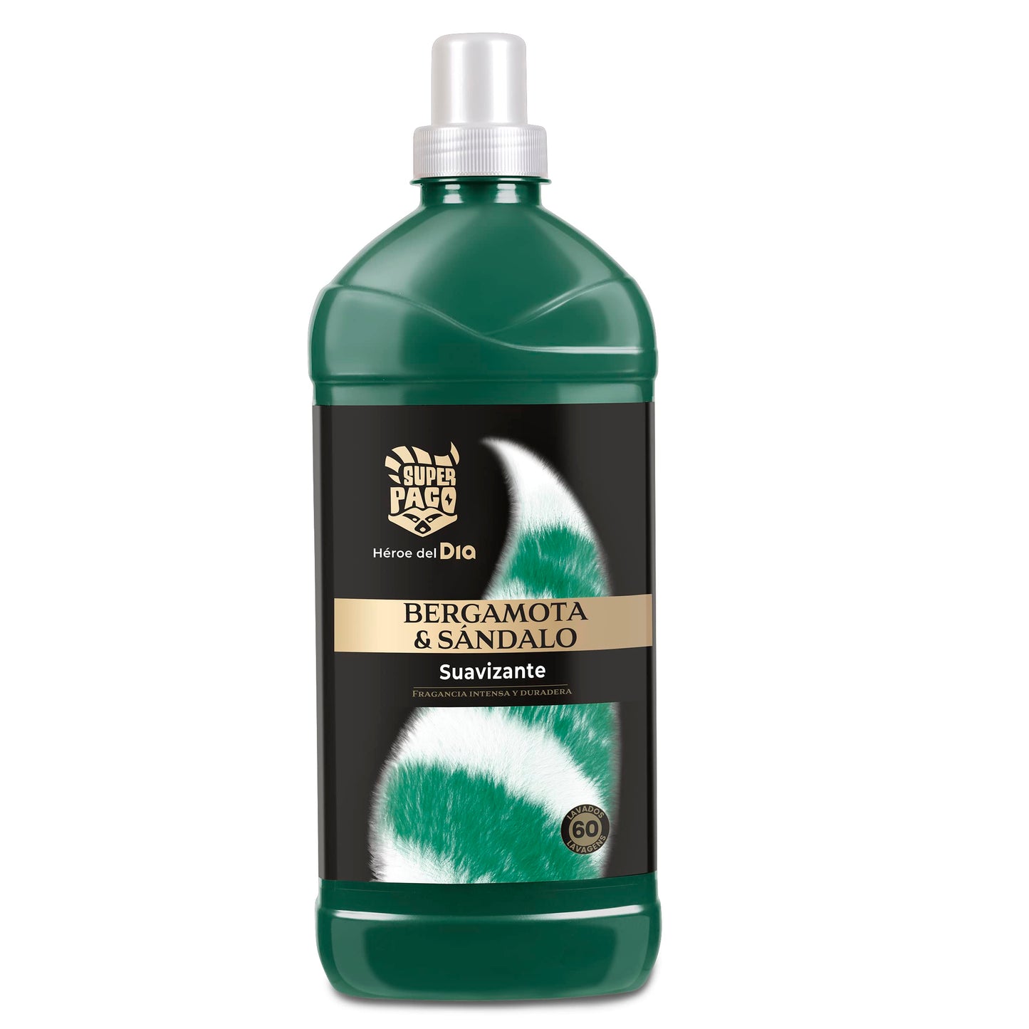 DIA SUPER PACO suavizante premium bergamota y sándalo botella 60 lv