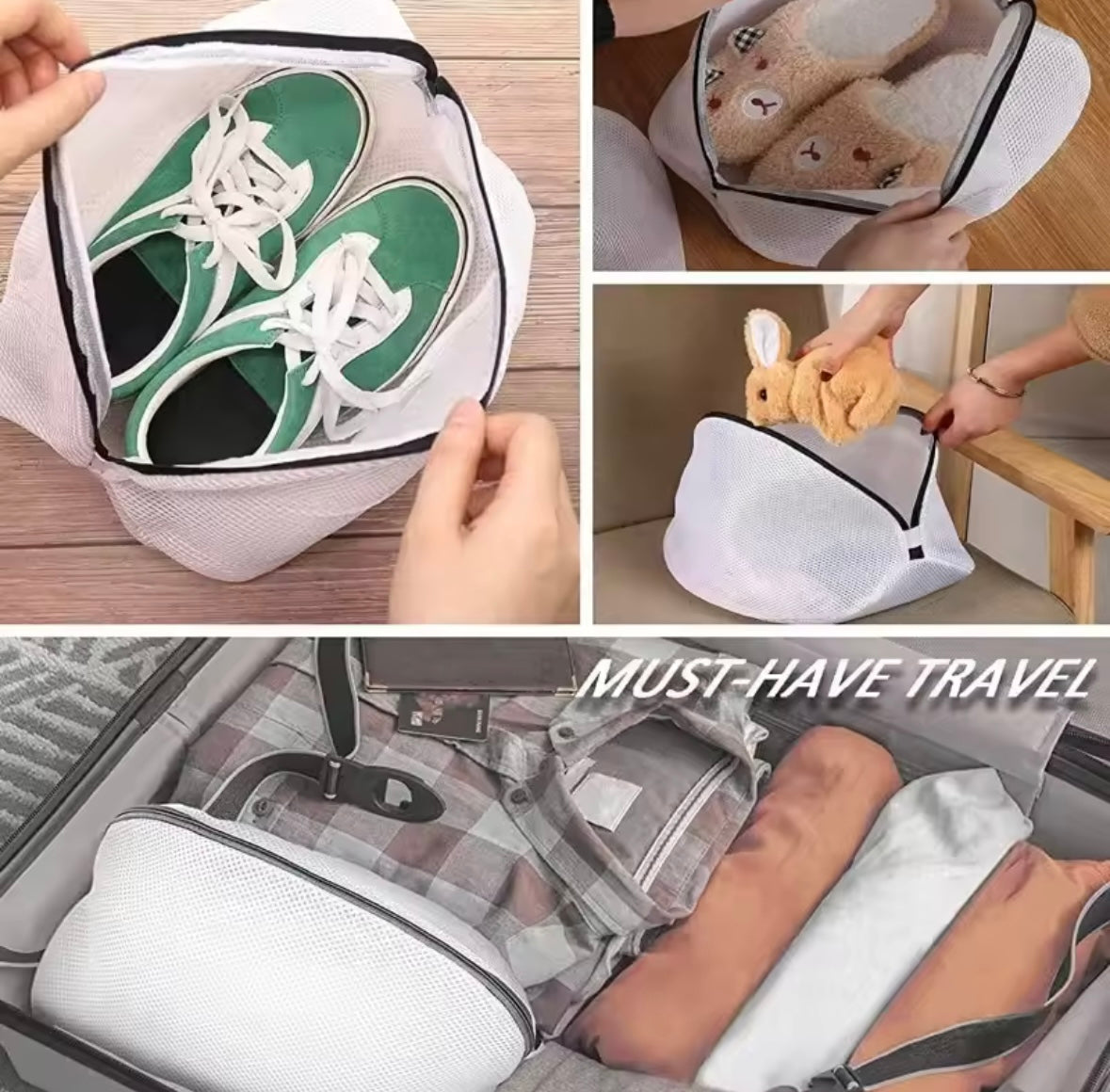 Pack 2 bolsas limpieza del calzado