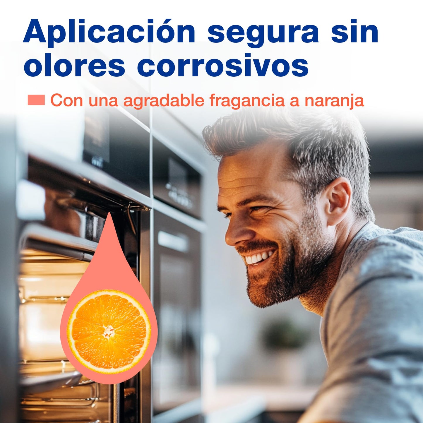 Bio-Chem - Gel limpiador de hornos 1L + cepillo - Productos para el hogar - Producto profesional para la limpieza de incrustaciones