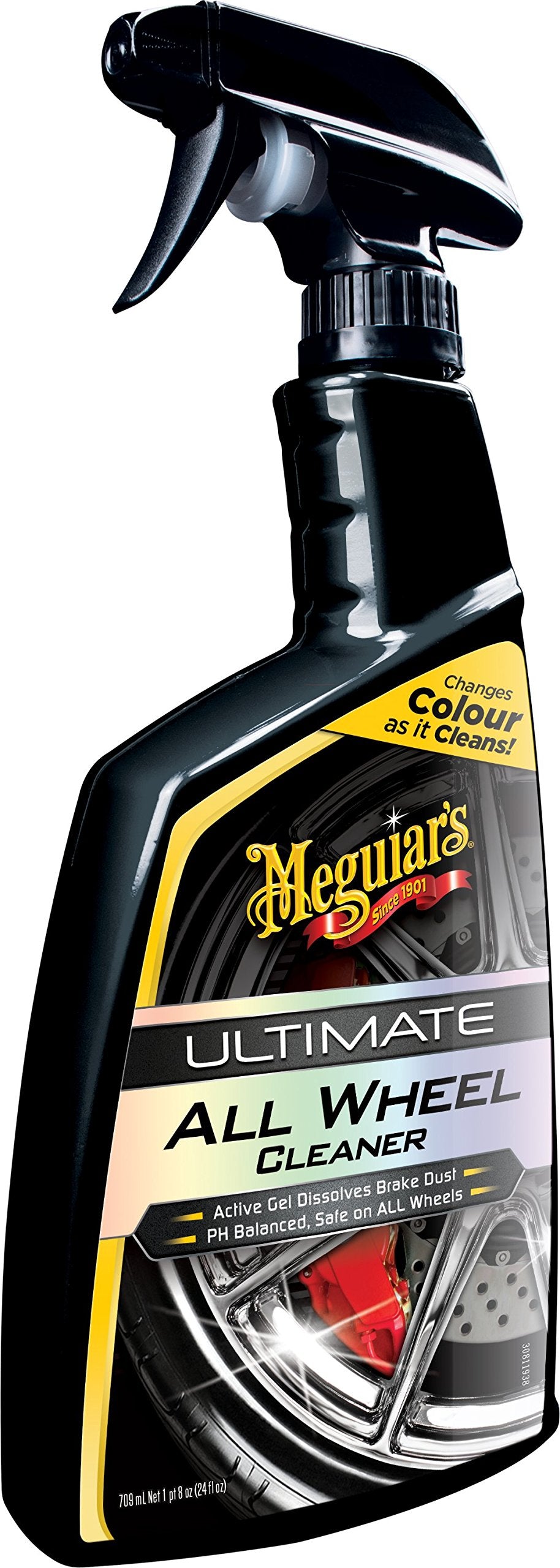 Meguiar´s G180124EU Ultimate All Wheel Cleaner, Llanta limpiador, 1 unidad, 710 ml