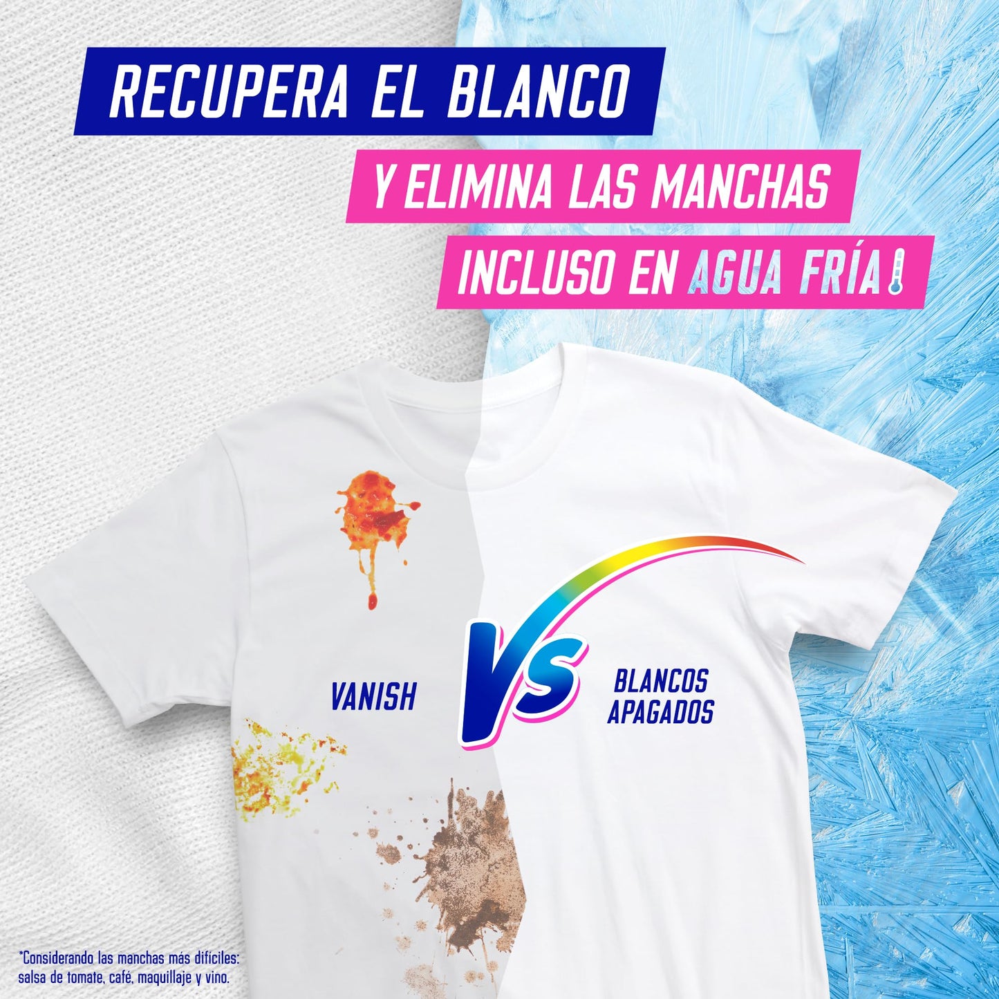 Vanish Multipoder - Quitamanchas multibeneficio, blanqueador y potenciador del lavado, para ropa blanca, en gel, sin lejía - 2 x 690 ml (1380 ml)