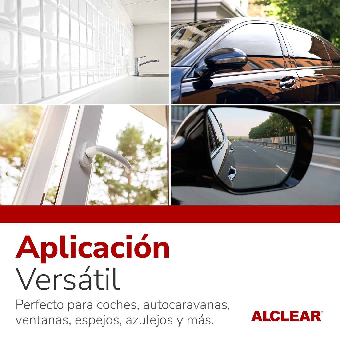 ALCLEAR 721GR Limpiacristales para coche, 1000 ml