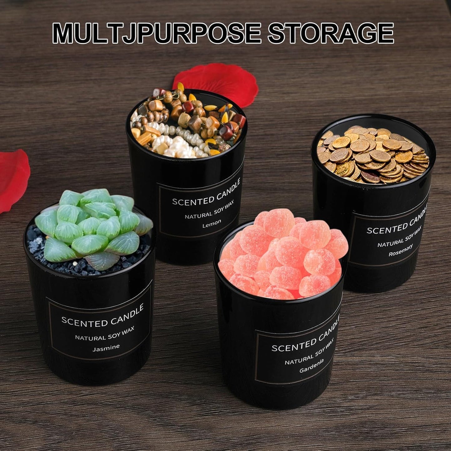 Dsclavacy Velas perfumadas de regalo para mujer, juego de 8 velas de 3.4 onzas, cera de soja natural, Velas Aromaticas para cumpleaños