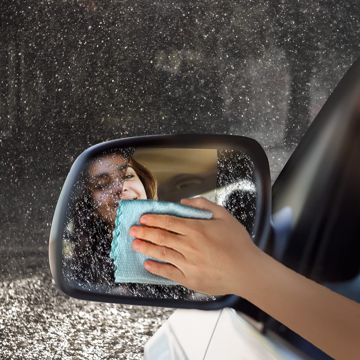 Airlab 8X Nano Paños de Limpieza Magico, Bayetas de Microfibras para Cristales sin Rayas, Trapo Balletas para Cocina Coches Automóviles Ventanas Vidrios Espejos Grifos Baño, 40 x 30 cm