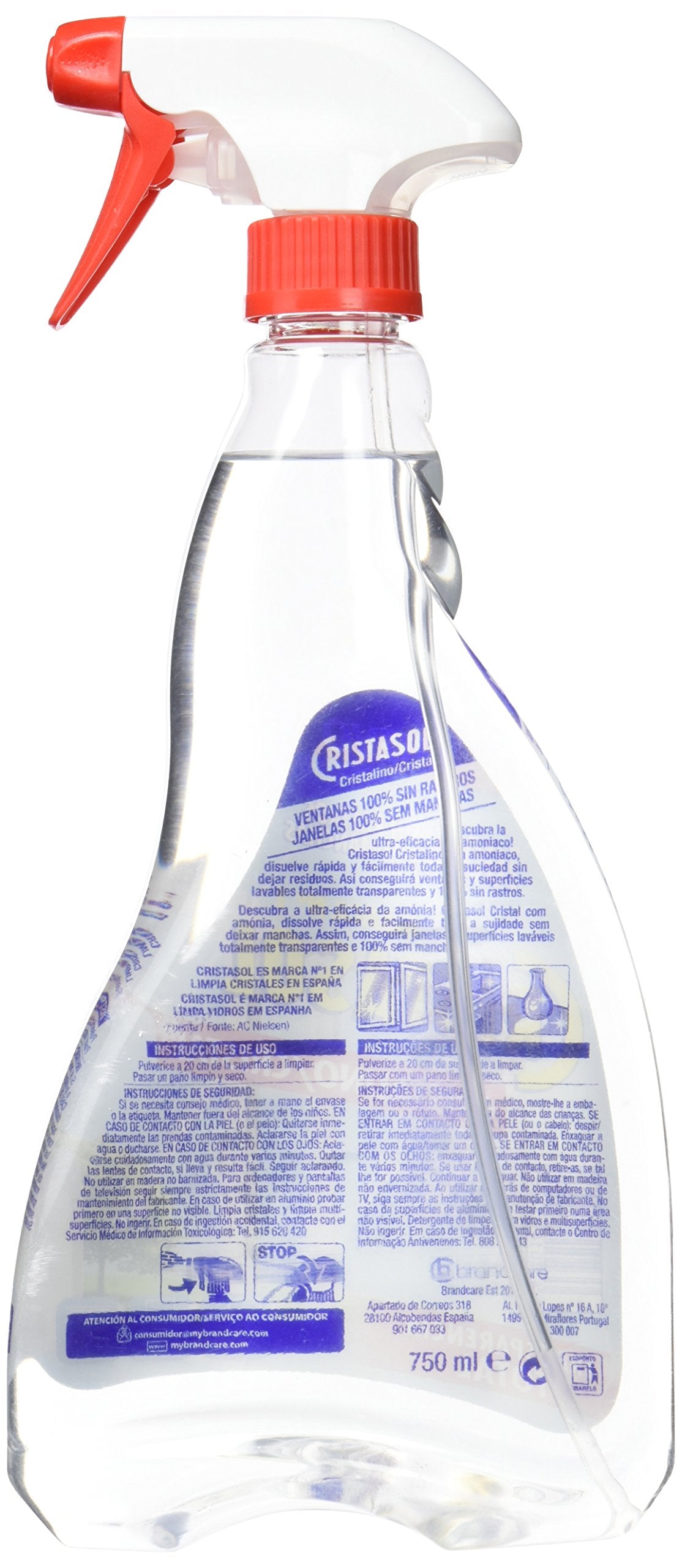 Cristasol Limpiador para Cristales, 750ml