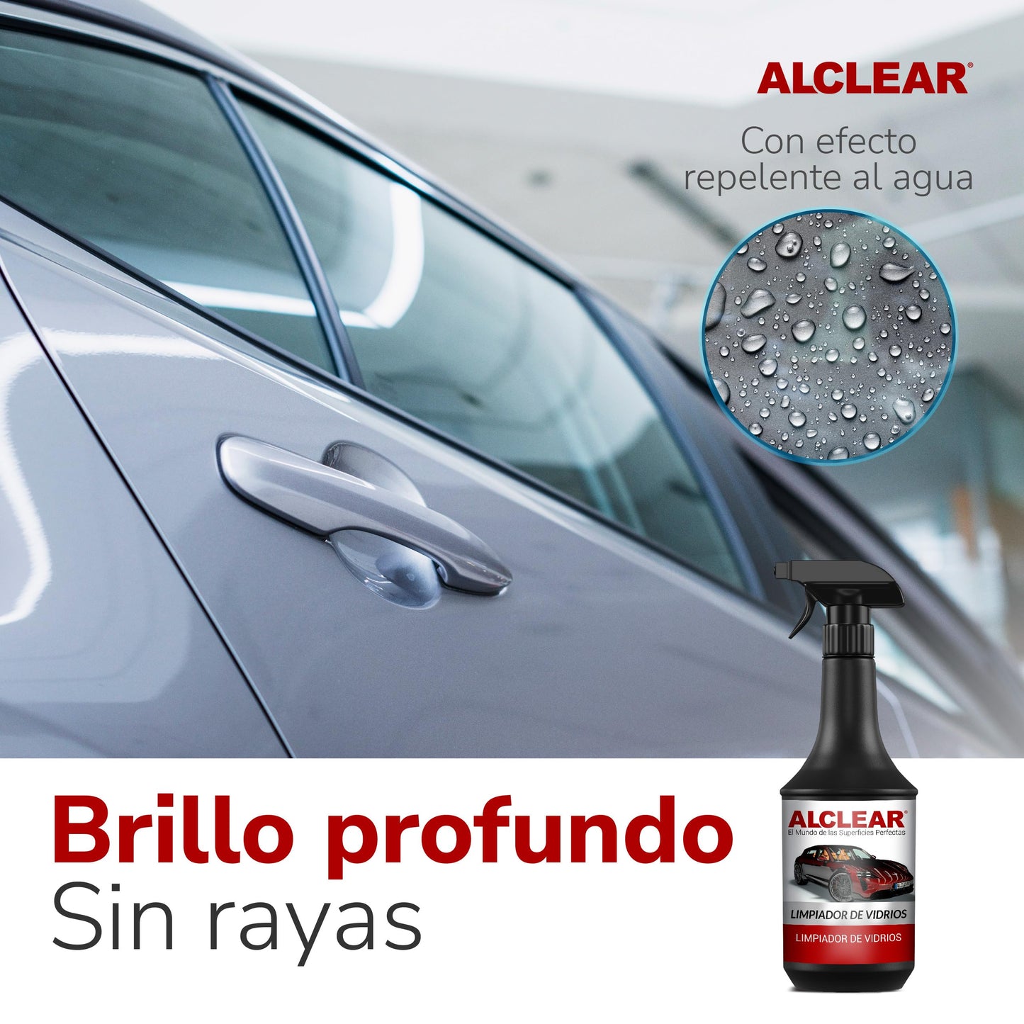 ALCLEAR 721GR Limpiacristales para coche, 1000 ml