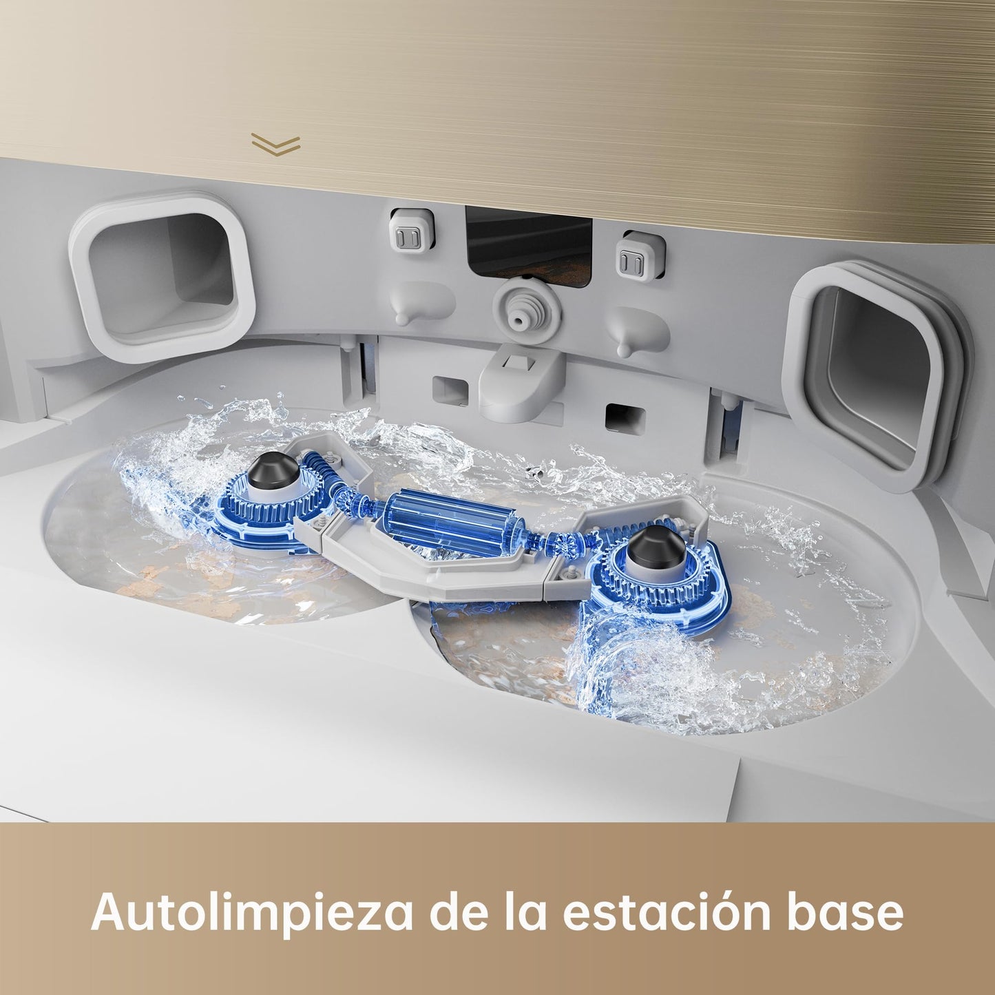 DREAME X40 Ultra Complete Robot Aspirador y Fregasuelos, 12000Pa Succión, Robot Aspirador con Mopa Extraíble y Elevable, 70℃ Mopa Autolimpiable, Cepillo Lateral y Extensible, Detección Suciedad