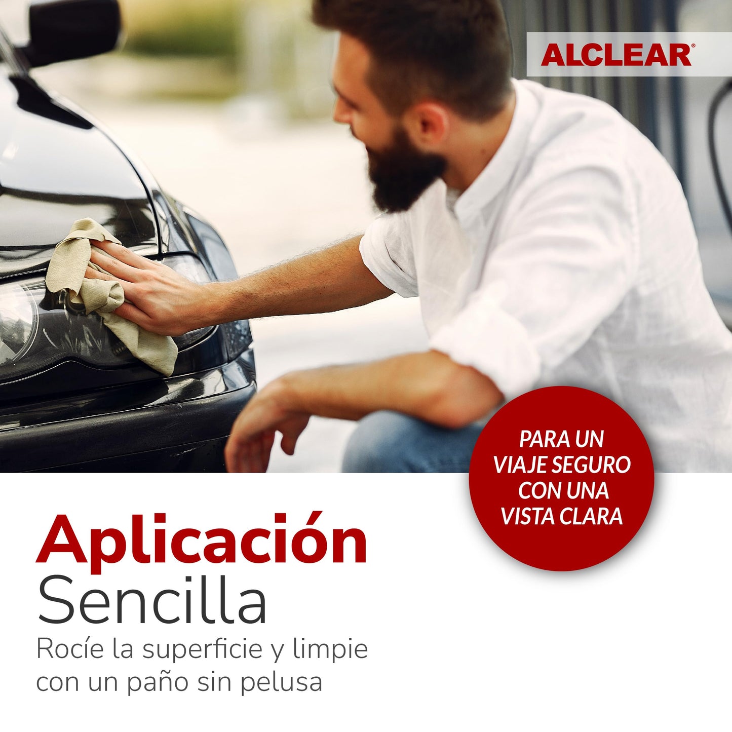 ALCLEAR 721GR Limpiacristales para coche, 1000 ml