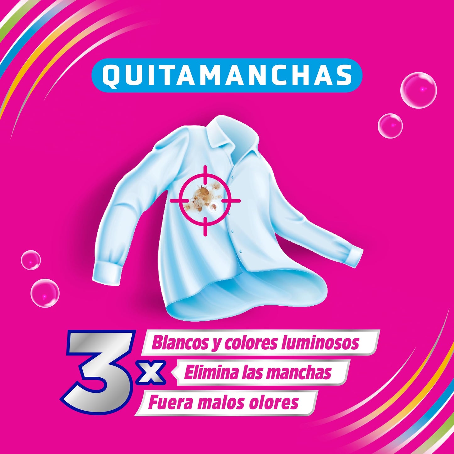Asevi Quitamanchas Oxy Gel - Quitamanchas con Oxígeno Activo - Ropa Blanca y Color - Blancos Luminosos - Colores Brillantes - Protege las Fibras - Sin Lejía - Aroma a Limpio - Envase de 1100 ml