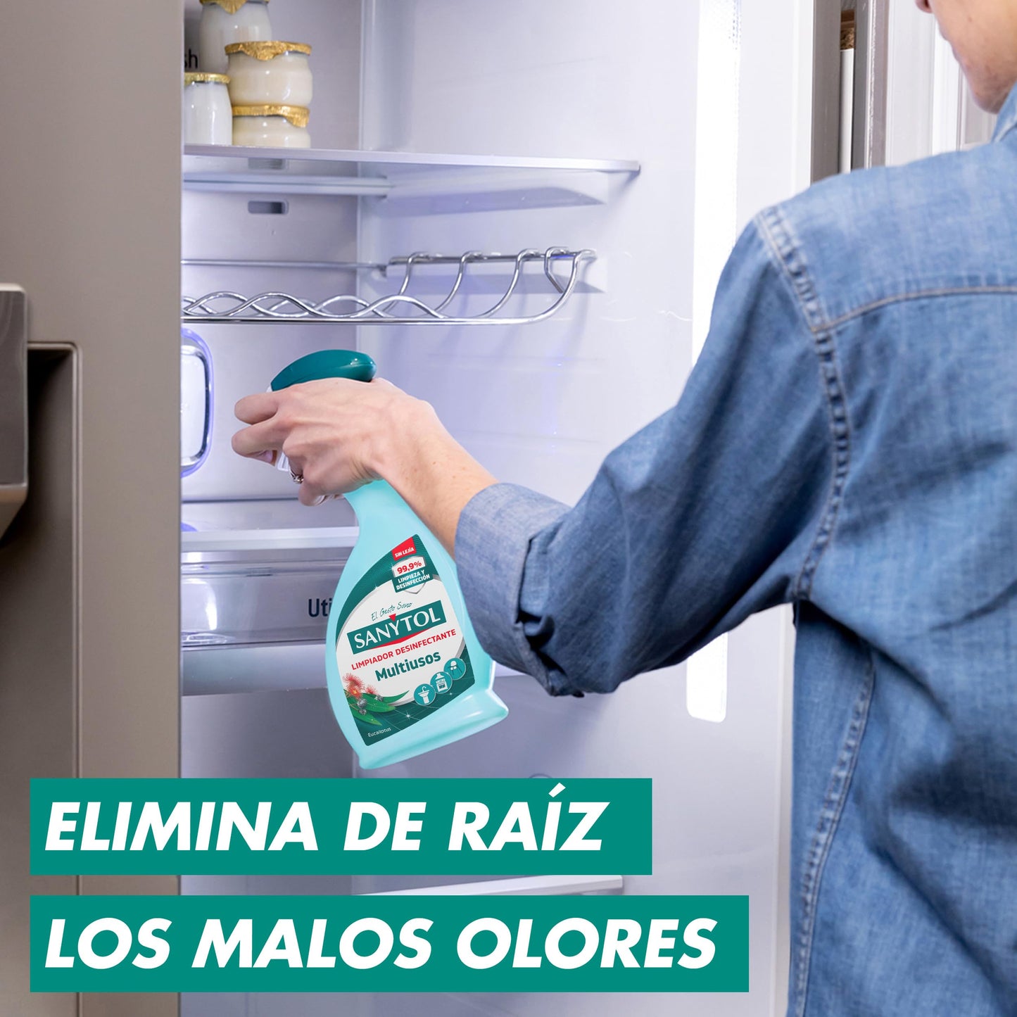 Sanytol - Limpiador Desinfectante Multiusos - Pack de 4 x 750 Ml = 3L