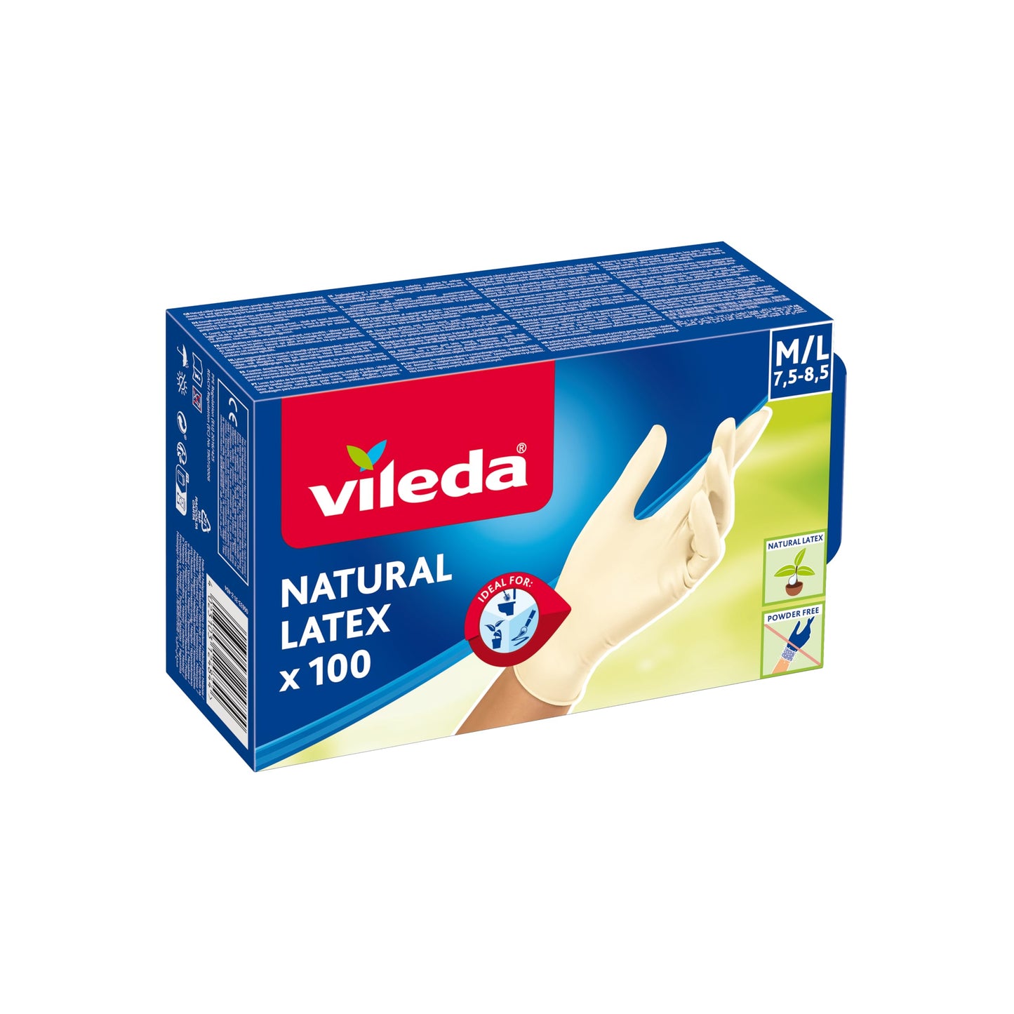 FORNOR Vileda 18144 GUANTE MULTI LATEX X 100 TALLA M/L VILED