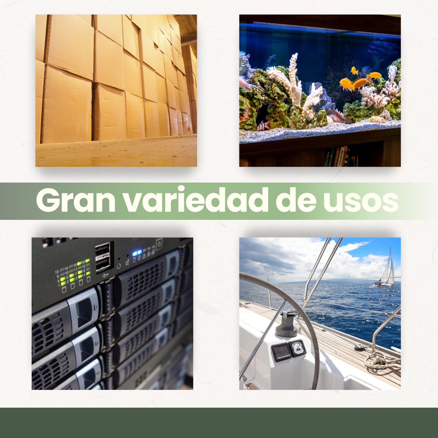 KAI KOA – 10 Bolsas Antihumedad para Armarios y Cajones + Caja de Almacenaje | Absorben Humedad, Eliminan Olores y Previenen Moho en la Ropa