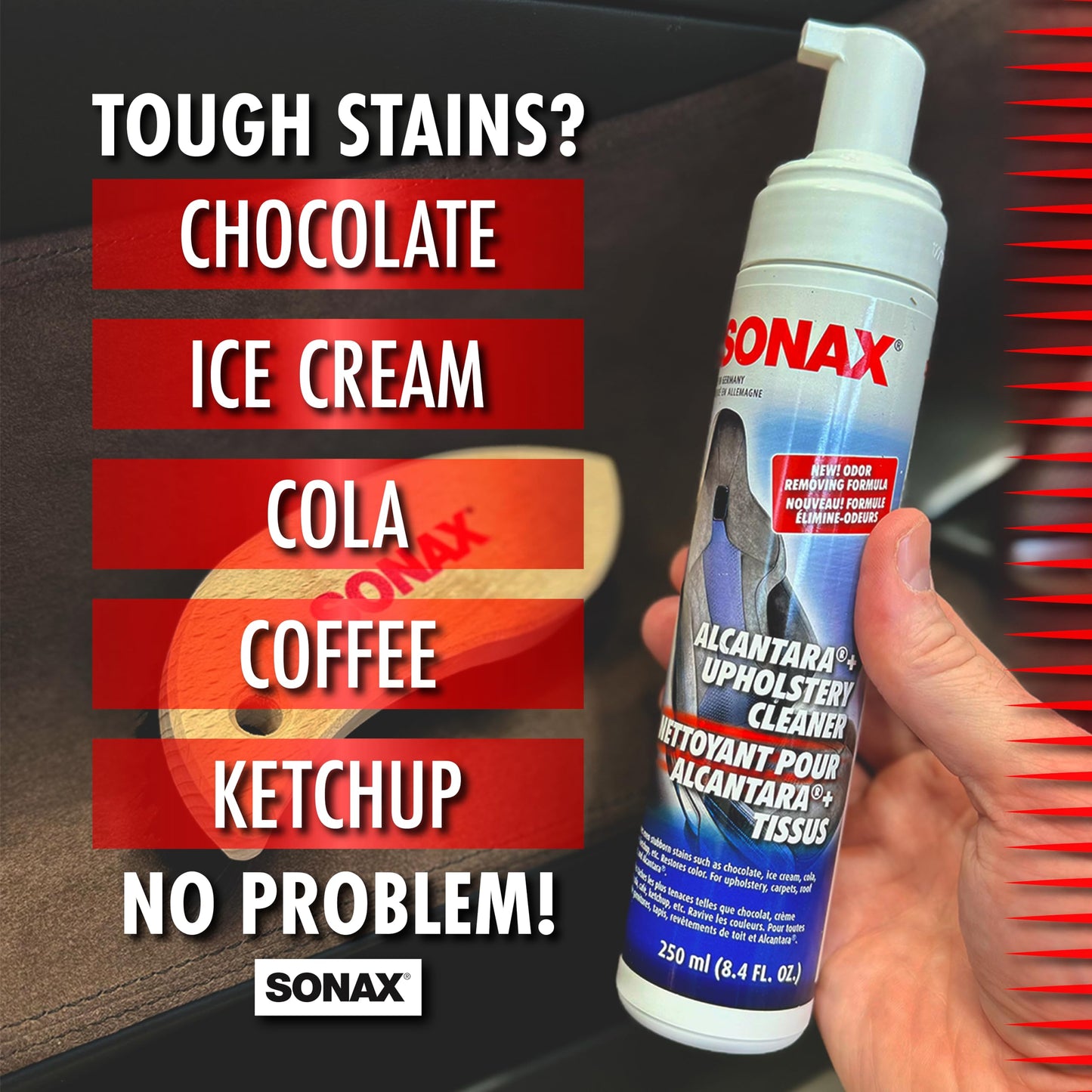 SONAX Xtreme 206141 tapicería y Alcantara Limpiador sin CFC