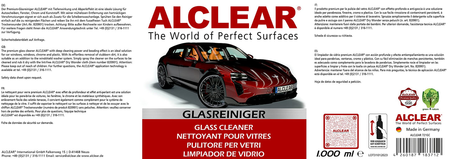 ALCLEAR 721GR Limpiacristales para coche, 1000 ml