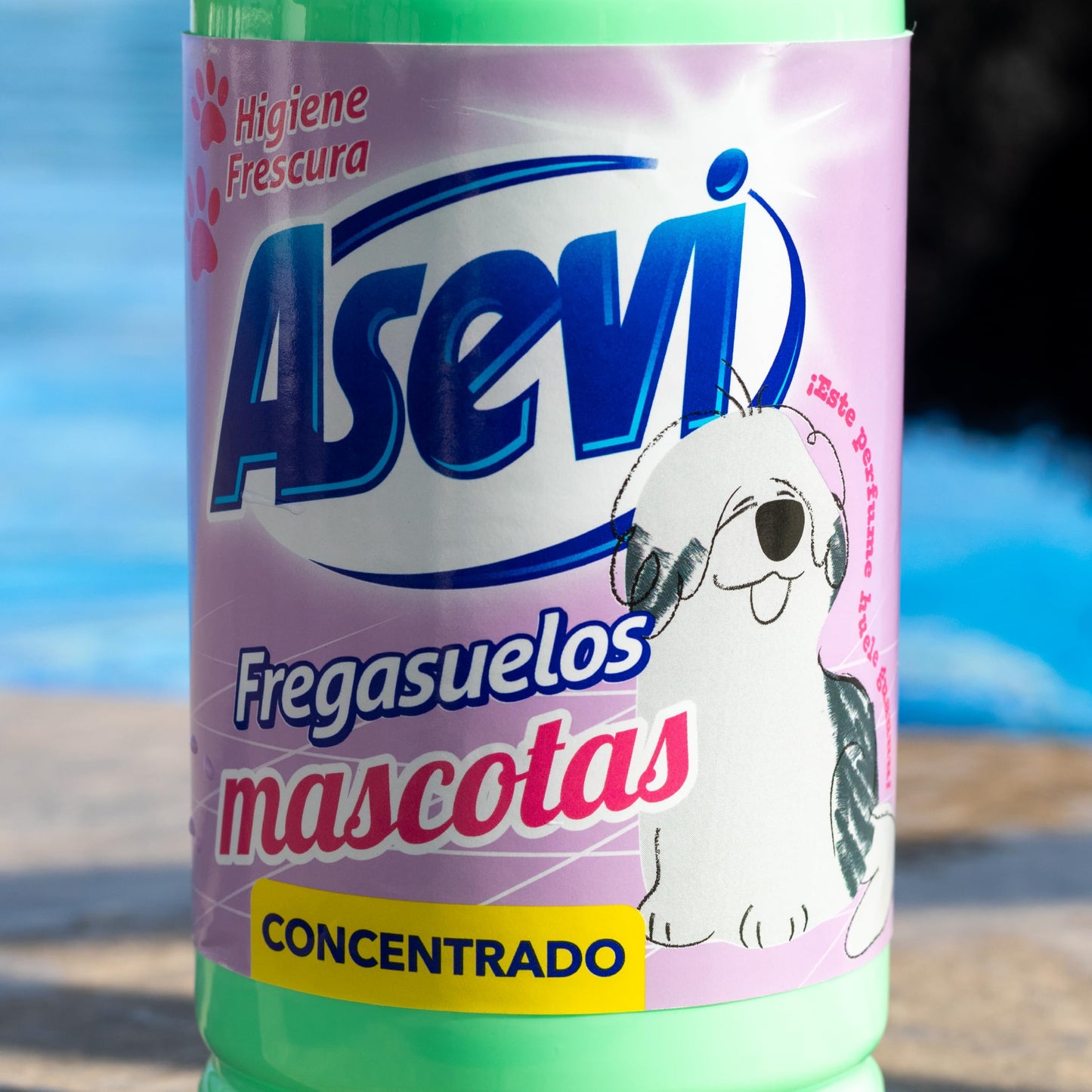 Asevi Fregasuelos Perfumado Duradero Mascotas - Friegasuelos Concentrado con Aroma Fresco - Elimina Malos Olores - Limpiasuelos con pH Neutro para Todo Tipo de Suelos - Envase de 1 Litro