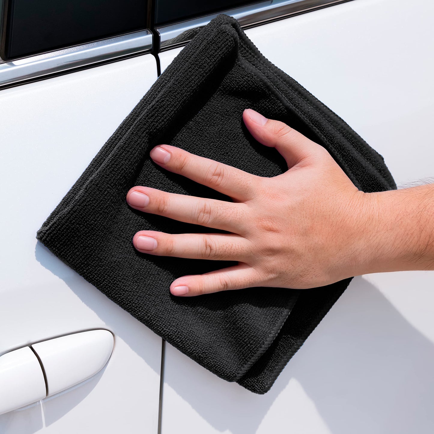 Limpieza De Coche Profesional En Seco Con Cera De Carnauba - Potente Tratamiento Cerámico Para Coche Y Moto. Limpiador Y Abrillantador De Exterior Sin Agua, Rapido. C/Bayeta Incluida. Detailing