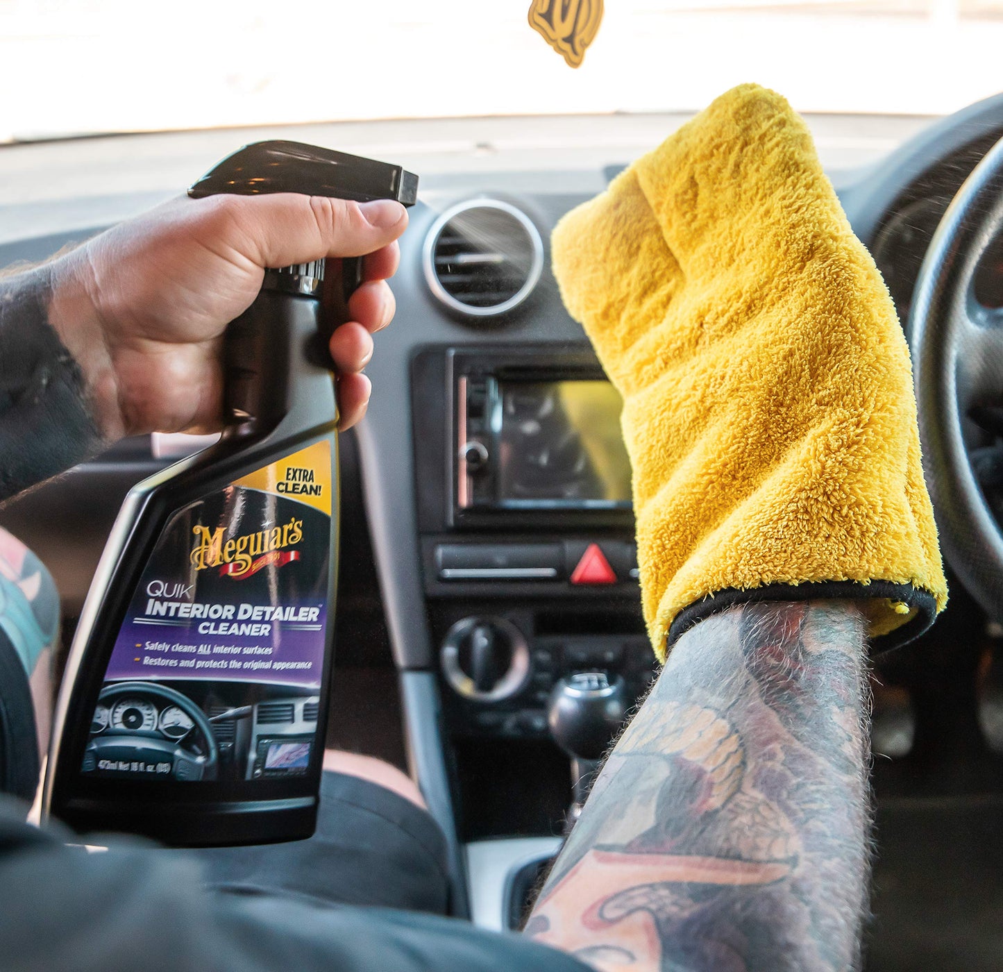 Meguiar's G13616EU Quik Interior Detailer - Producto de limpieza de interiores (473 ml)