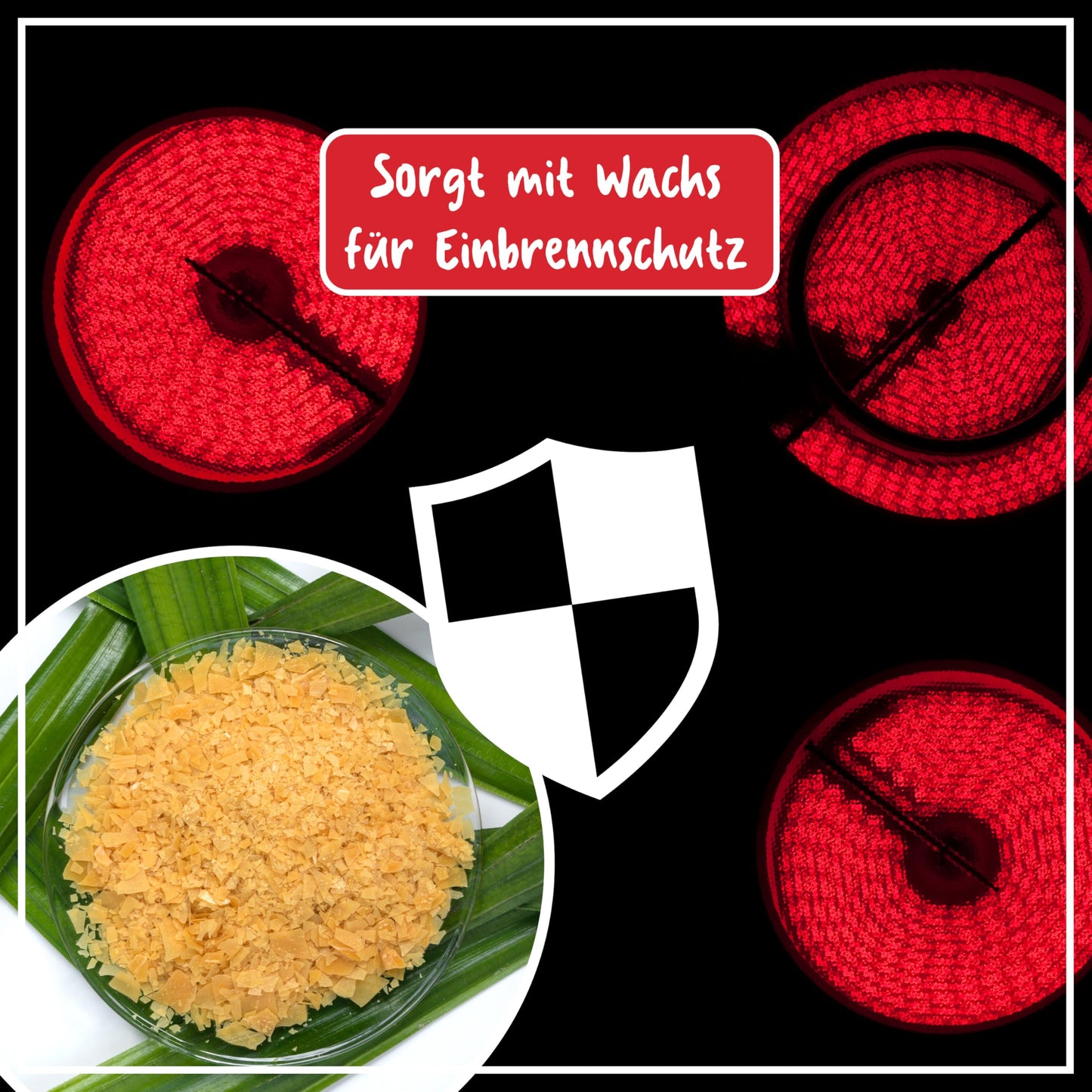 POLIBOY - Limpiador de vitrocerámica para vitrocerámica, con protección contra quemadores, limpiador de vitrocerámica, 1 x 200 ml, con esponja, fabricado en Alemania