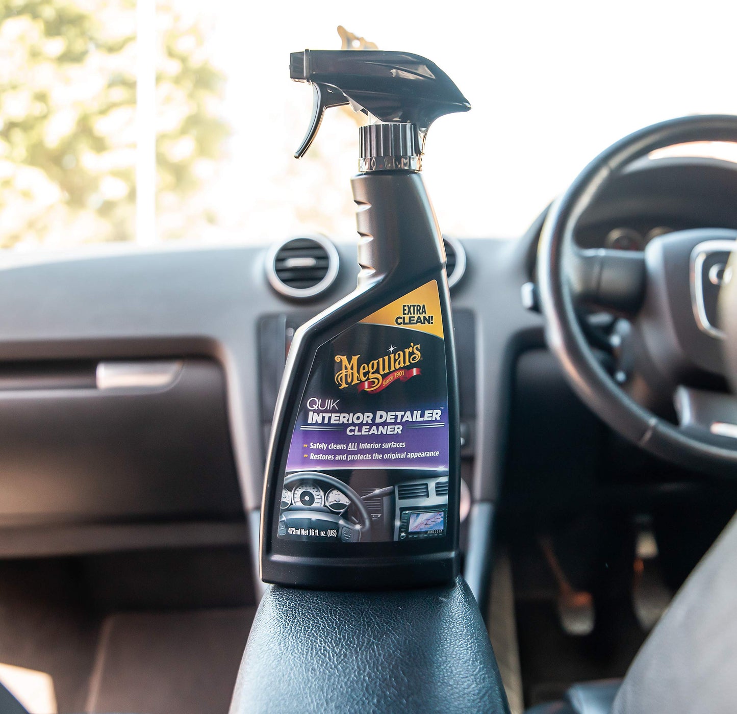 Meguiar's G13616EU Quik Interior Detailer - Producto de limpieza de interiores (473 ml)