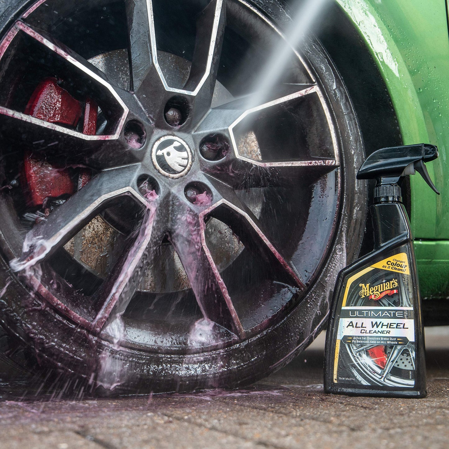 Meguiar´s G180124EU Ultimate All Wheel Cleaner, Llanta limpiador, 1 unidad, 710 ml