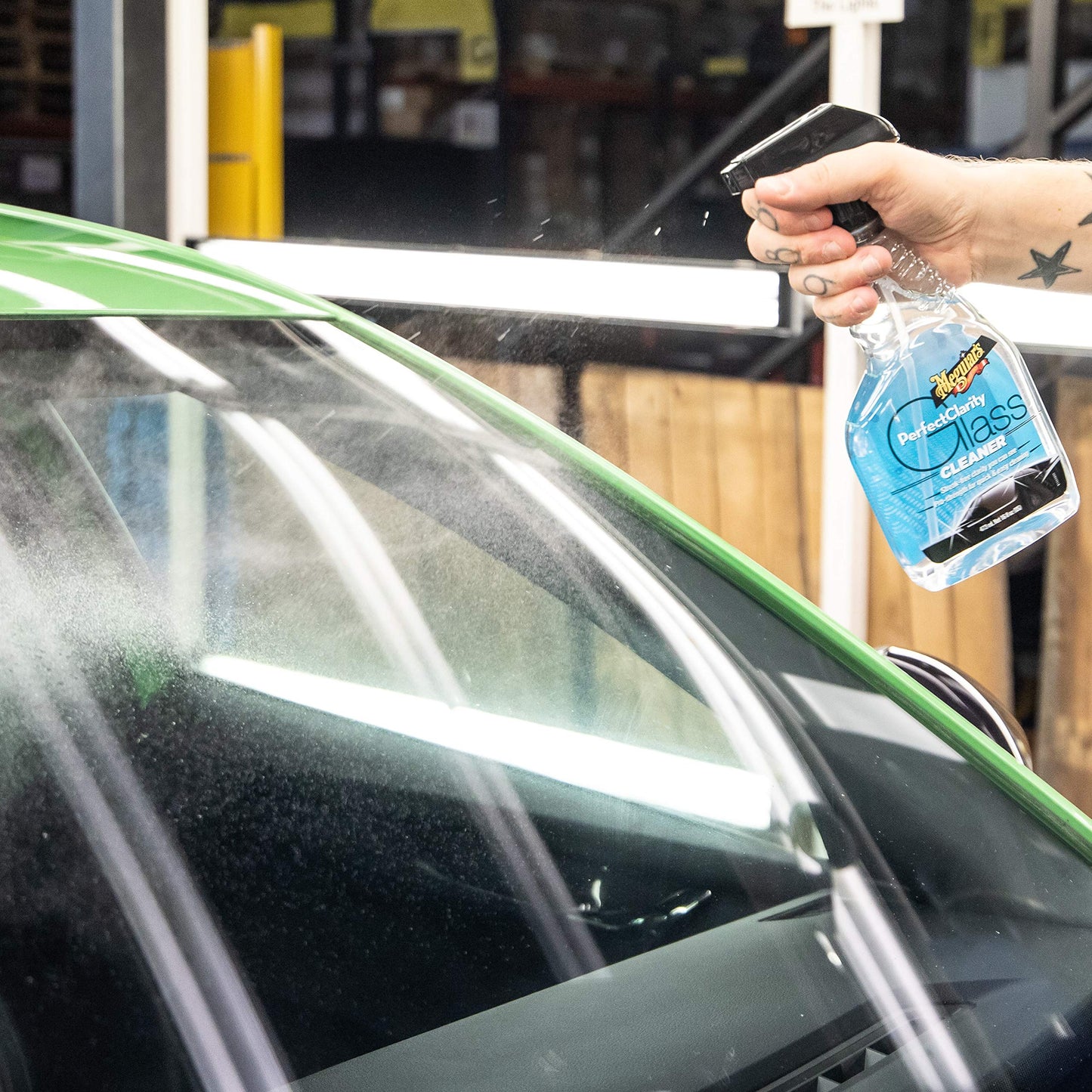 Meguiar's G8216EU Perfect Clarity Glass Cleaner - Limpiacristales, 473 ml.