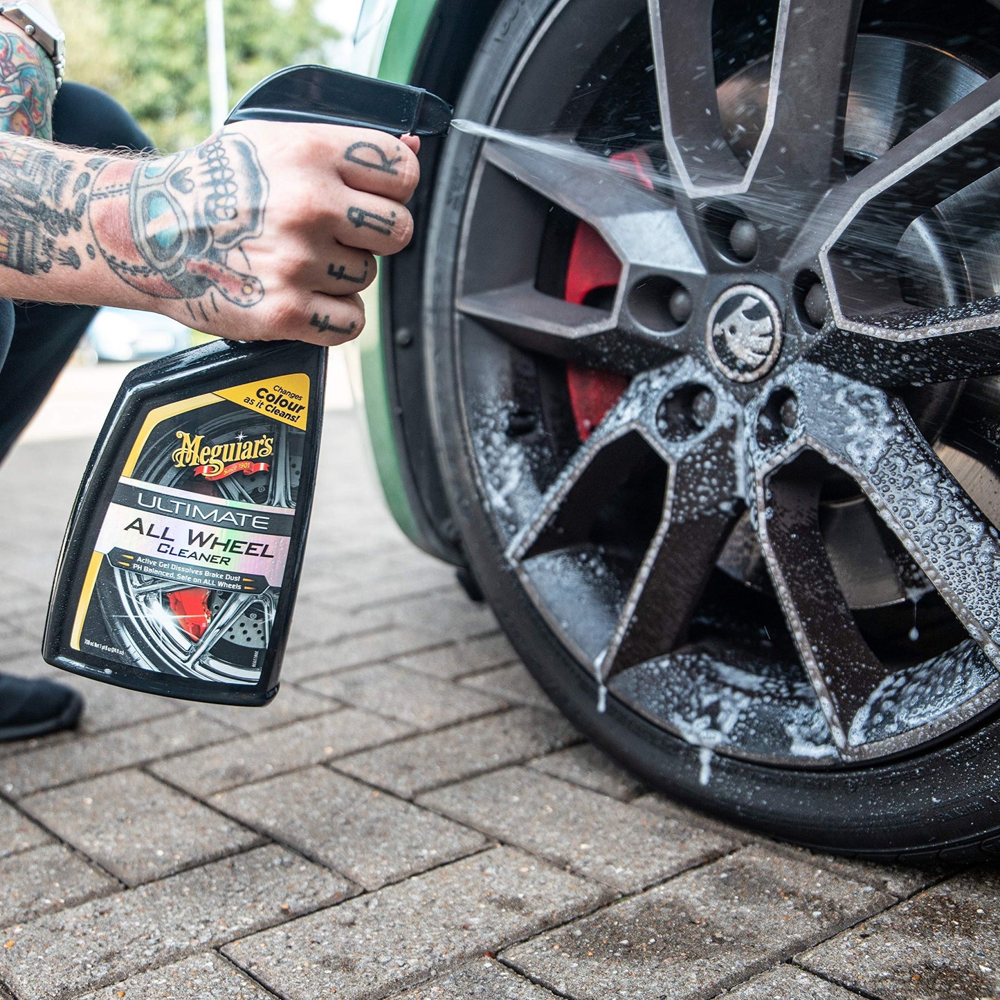 Meguiar´s G180124EU Ultimate All Wheel Cleaner, Llanta limpiador, 1 unidad, 710 ml