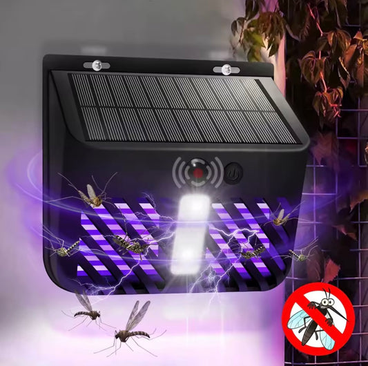 Lámpara Solar Antimosquitos para Exteriores – Protección y Luz en uno