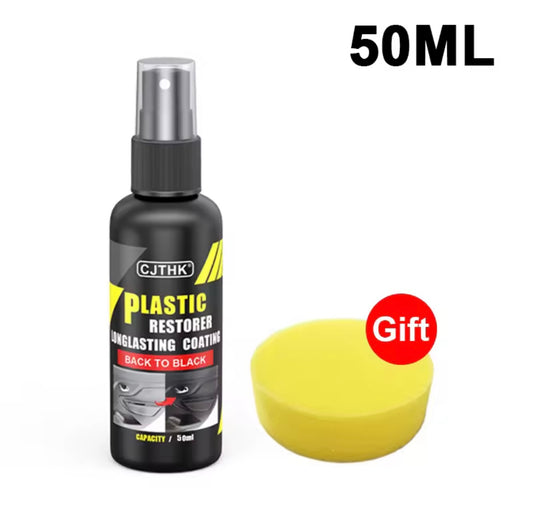 Restaurador de plástico para coche – Renueva y Protege el Interior y Exterior
