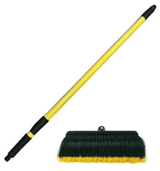 Faura - Cepillo para Barrer y peinar césped Artificial, con Mango Extensible