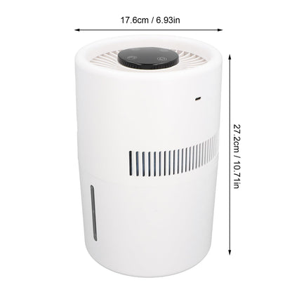 Combo de Purificador de Aire y Humidificador 2 en 1, Purificador de Aire de 5 W con Humidificador, Fácil de Llenar y Limpiar, Limpiador de Aire Silencioso de Escritorio con