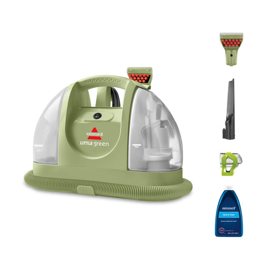 BISSELL Little Green, Aspiradora de Agua Tapicería, Lava Aspiradora para Manchas Cotidianas y Suciedad, Limpiador de Liquidos para Alfombras, Tapicería, Sofá, Auto & Más, Motor Potente de 340W, 4098N
