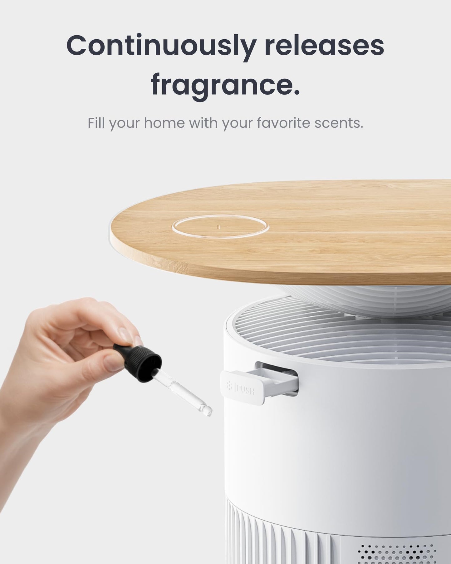 SwitchBot Purificador De Aire Con App Y Luz Nocturna, CADR 400m³/h Hasta 83㎡, Filtro HEPA Elimina 99.97% De Moho, Polvo, Polen, Modo Sueño 20dB, Modo Mascotas Para Familias Con Animales