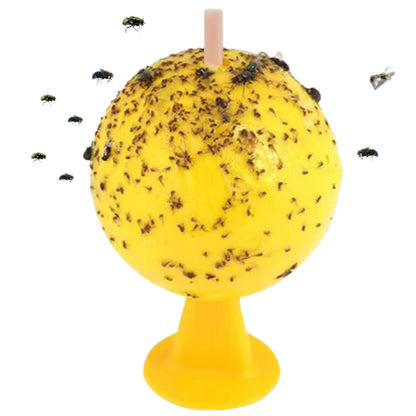 Lote de 10 Bolas antivolantes, Insectos, atrapa Moscas con Pegamento Ultrafino para la eliminación de Insectos voladores en el hogar y el jardín