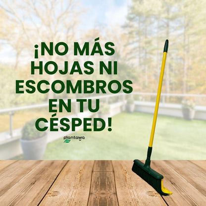 PLANTAWA Pack de Cepillo + Mango Extensible | Cepillo cesped Artificial con Mango Ajustable 0,80/1,40 m | Ideal para Cuidado y Mantenimiento de Césped y Alfombrillas